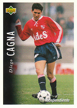 Diego Daniel Cagna Atletico Independiente 1995 Upper Deck Futbol Argentina #27